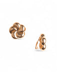 Orecchini a clip a forma di fiore in metallo - Mya Accessories