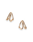 Orecchini semicerchio stilizzato in metallo - Mya Accessories
