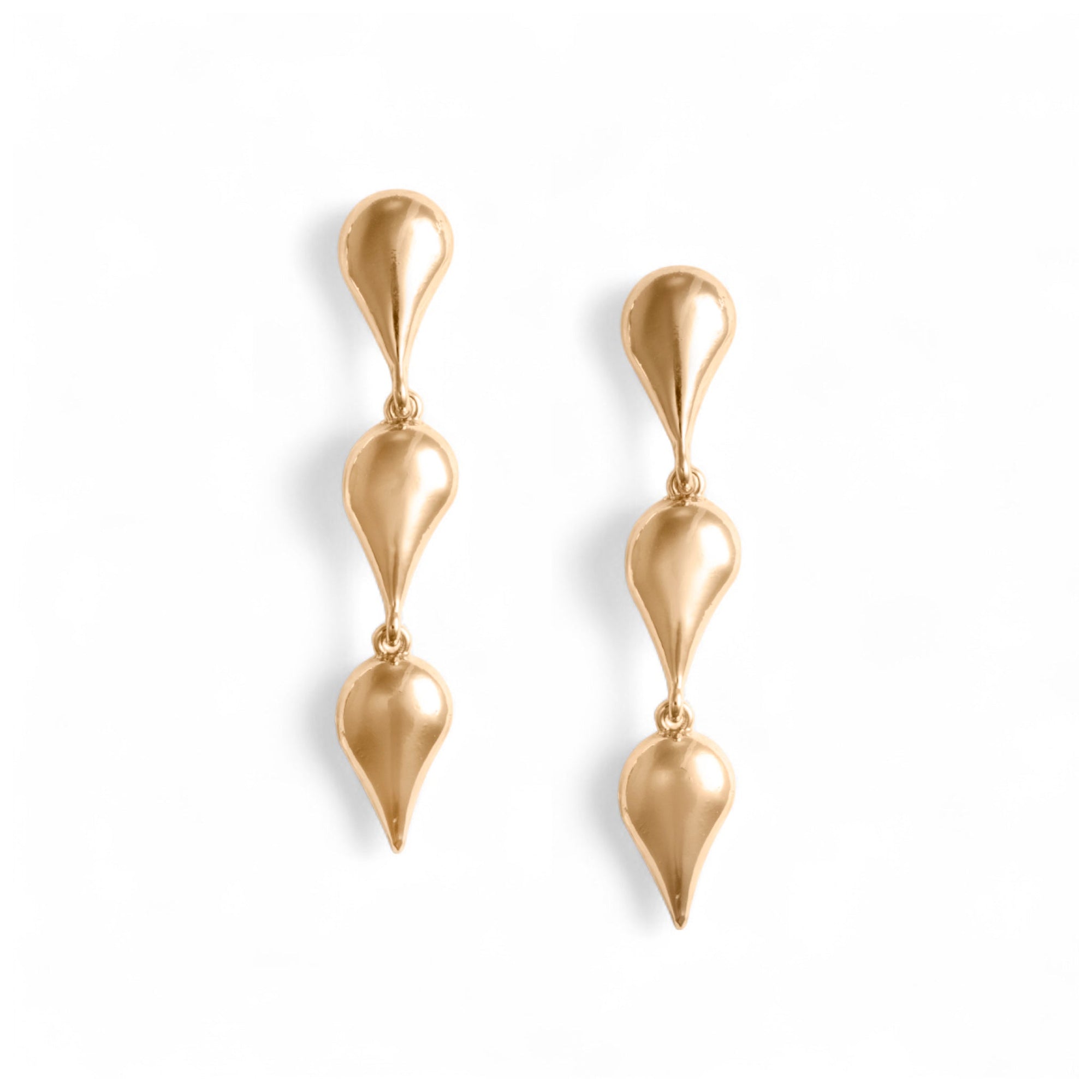 Orecchini in metallo con design a gocce pendenti - Mya Accessories