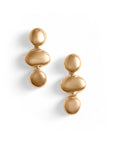 Orecchini pendenti con design ovale in metallo - Mya Accessories