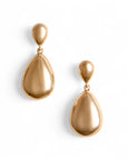 Orecchini pendenti in metallo a goccia - Mya Accessories