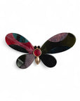Spilla con base in metallo, design a farfalla in acrilico - Mya Accessories