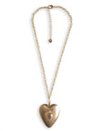 Collana a catena con pendente in metallo con design cuore - Mya Accessories