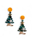 Orecchini pendenti ad albero di natale in acrilico - Mya Accessories