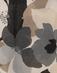 Sciarpa in cotone a fantasia floreale tono grigio - Mya Accessories