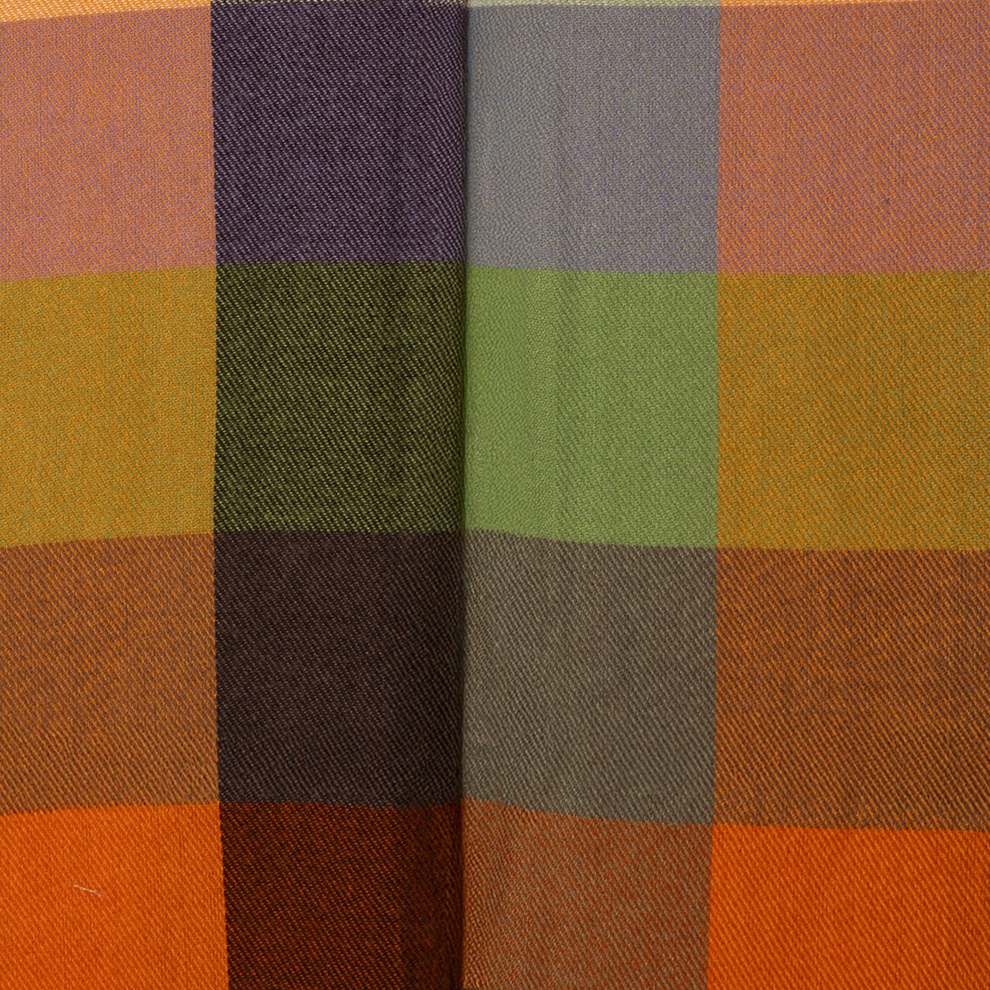 Sciarpa in lana con stampa a scacchi multicolore - Mya Accessories