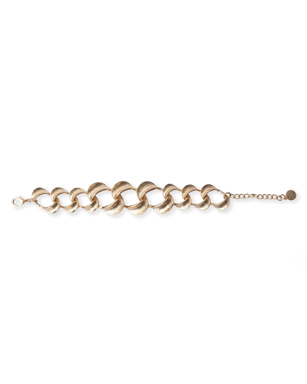 Bracciale in metallo con catena ovale - Mya Accessories