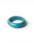 Bracciale rigido bangle in resina lucida turchese - Mya Accessories