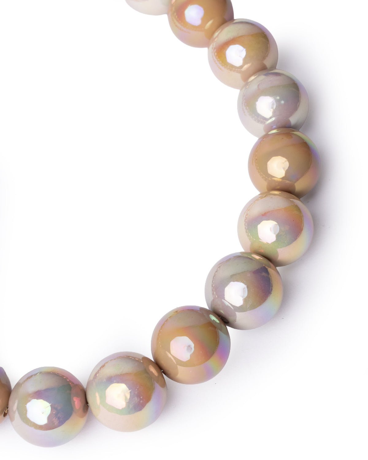 Collana girocollo con pietre in vetro multicolore - Mya Accessories