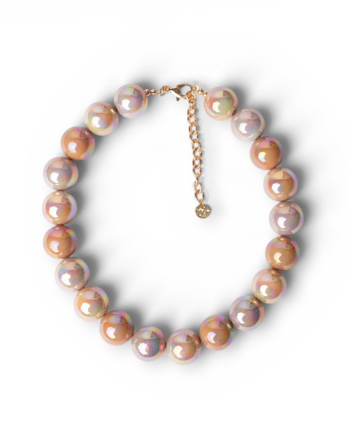 Collana girocollo con pietre in vetro multicolore - Mya Accessories