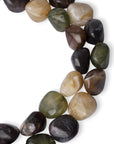 Collana girocollo a due fili con pietre grandi in acrilico tono verde - Mya Accessories