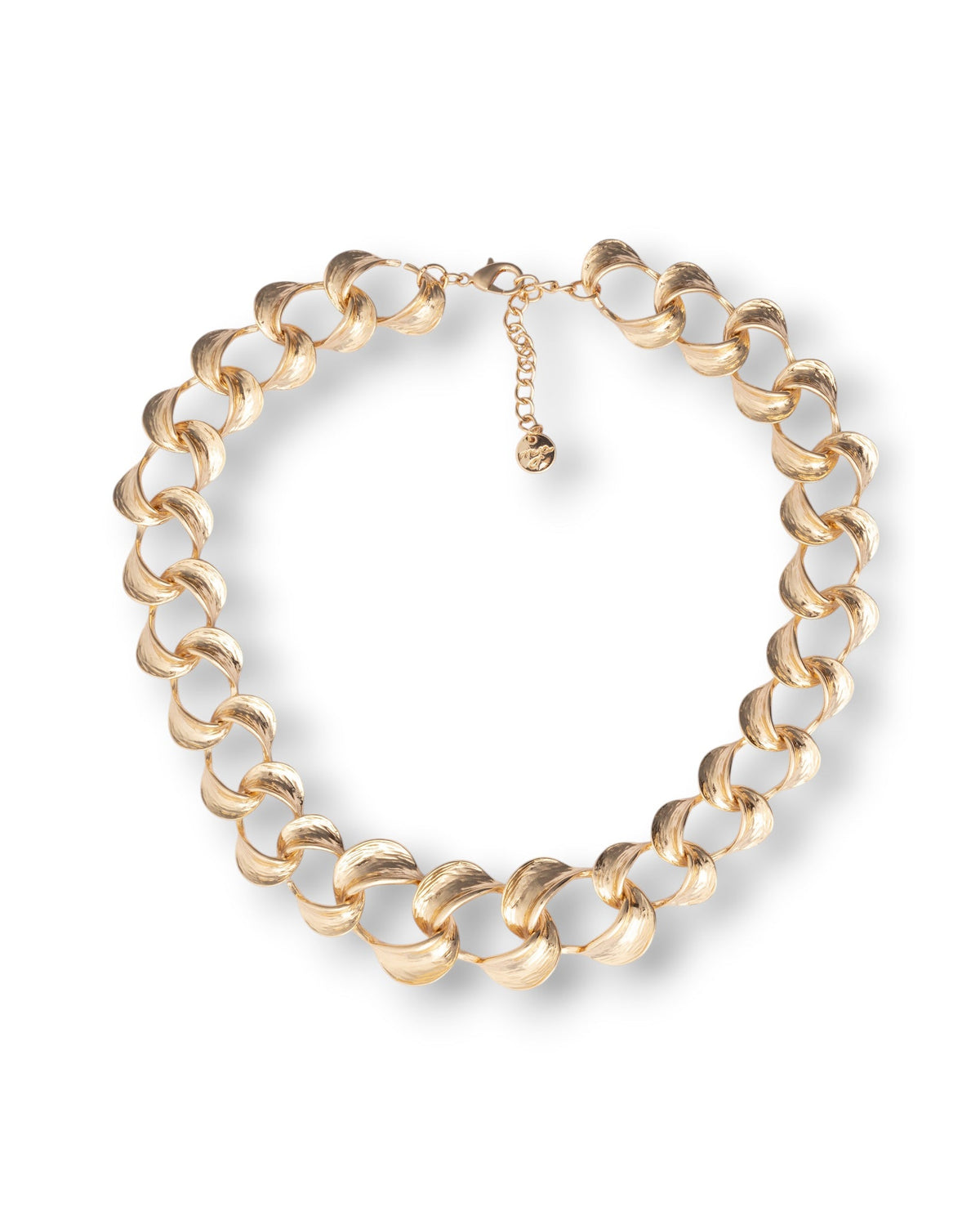 Collana girocollo a catena ovale in metallo - Mya Accessories