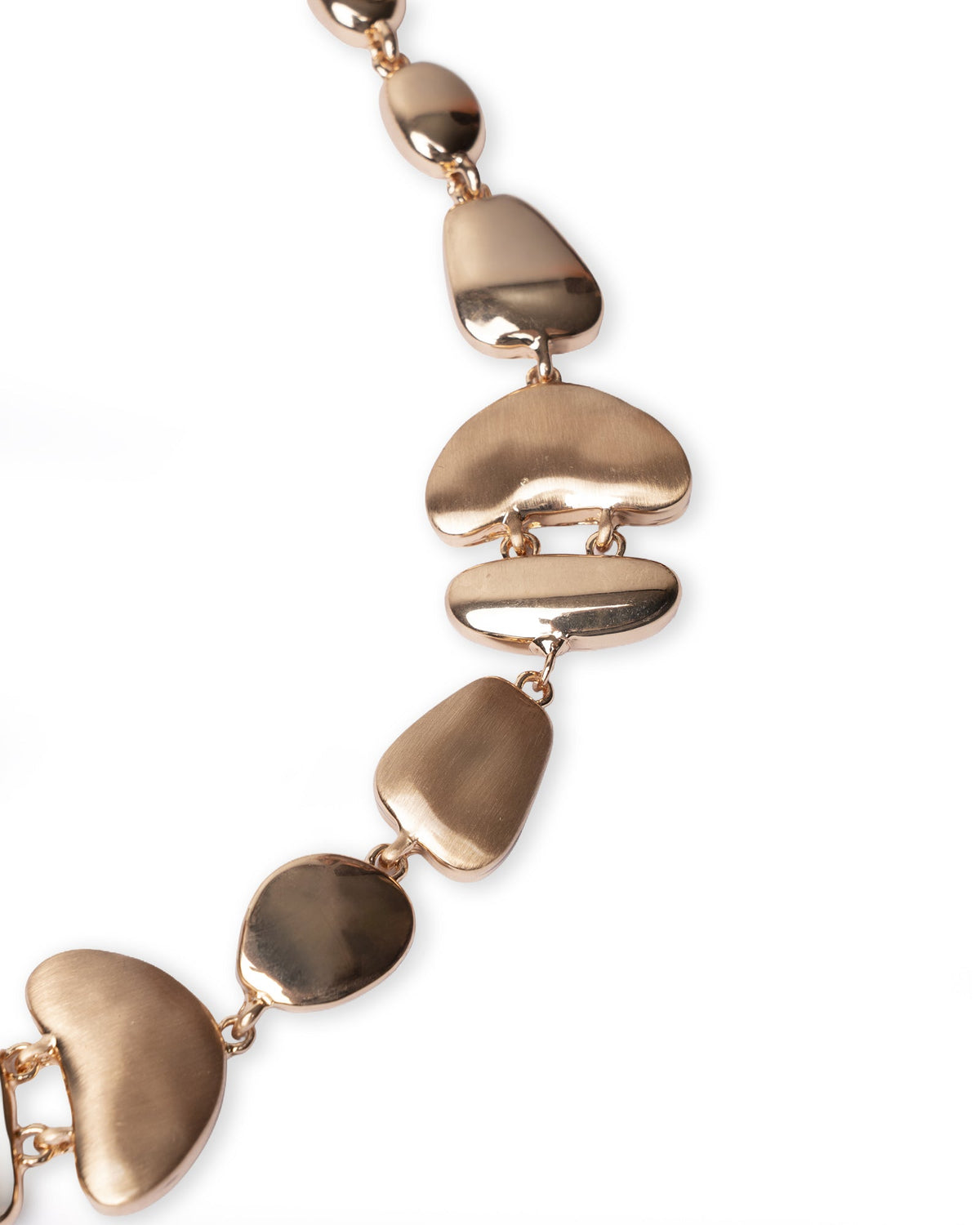 Collana girocollo dal design astratto in metallo - Mya Accessories