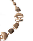 Collana girocollo dal design astratto in metallo - Mya Accessories