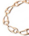 Collana girocollo in metallo lucido con maglia ad ancora - Mya Accessories