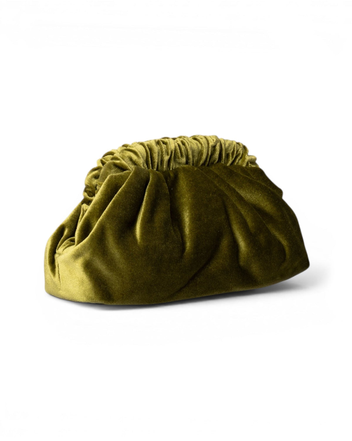 Pasticcina morbida in velluto verde oliva - Mya Accessories