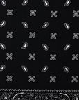 Sciarpa dalla texture bandana chic nera e bianca - Mya Accessories
