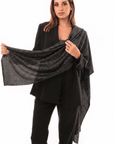 Sciarpa morbida in lurex argento - Mya Accessories
