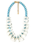 Collana statement con boule azzurre - Mya Accessories