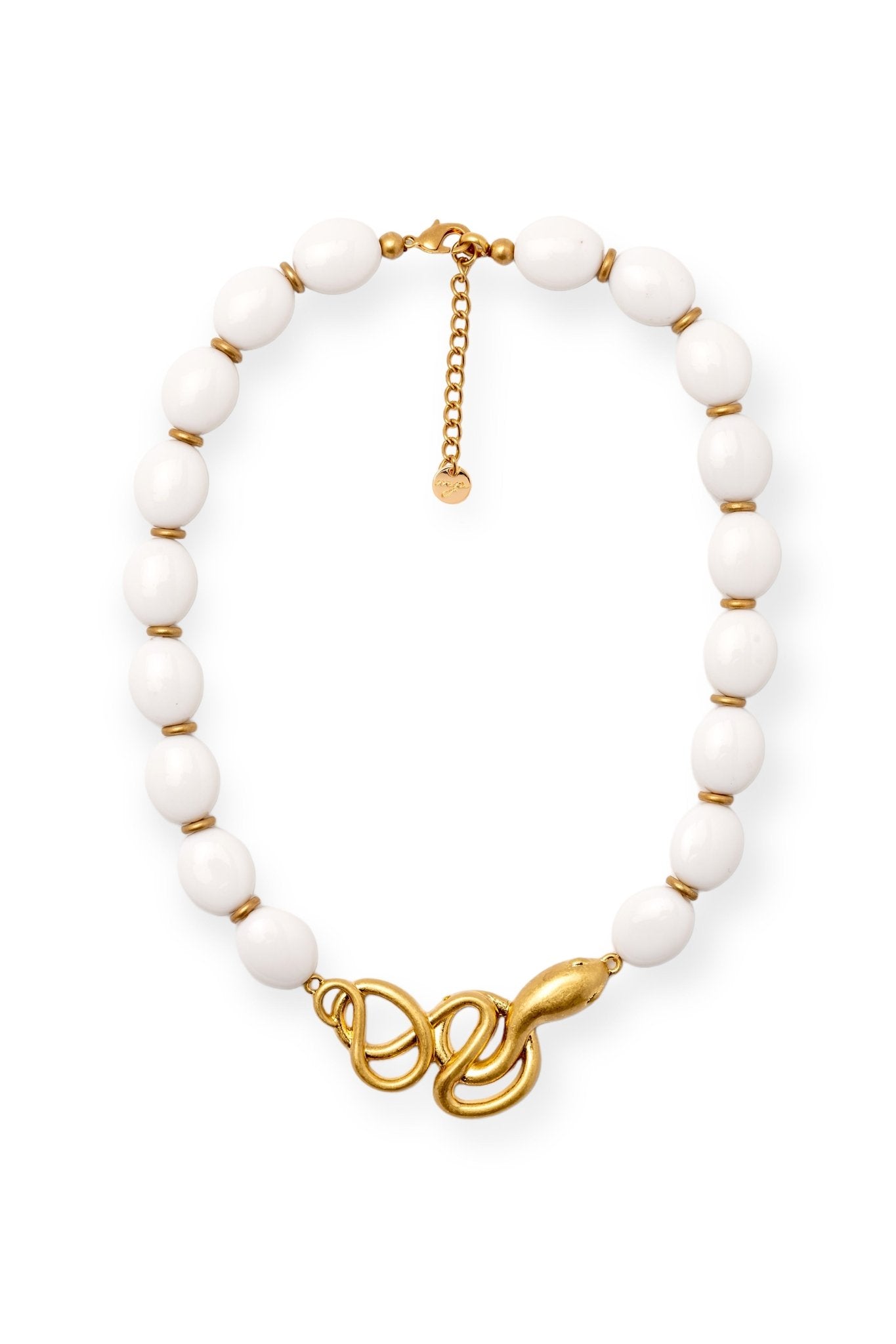 Girocollo color oro con pietre bianche - Mya Accessories