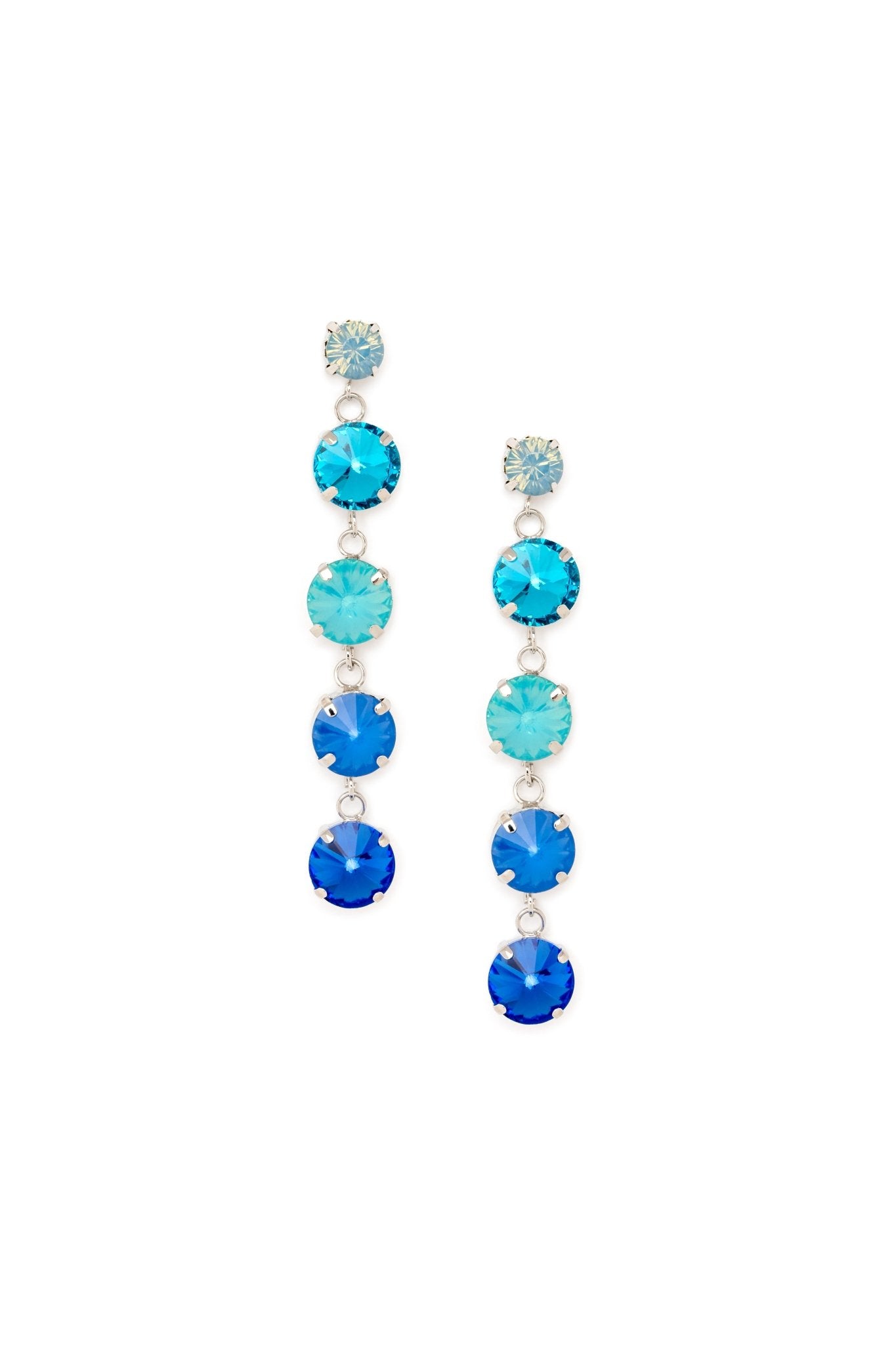 Orecchino pendente multi blu - Mya Accessories