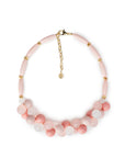 Collana in acrilico mix balls sui toni del rosa - Mya Accessories