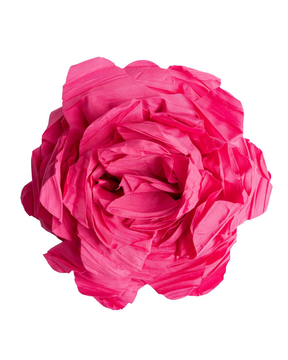 Spilla in tessuto a forma di rosa fucsia - Mya Accessories