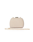 Borsa clutch ovale colore oro brillantato - Mya Accessories