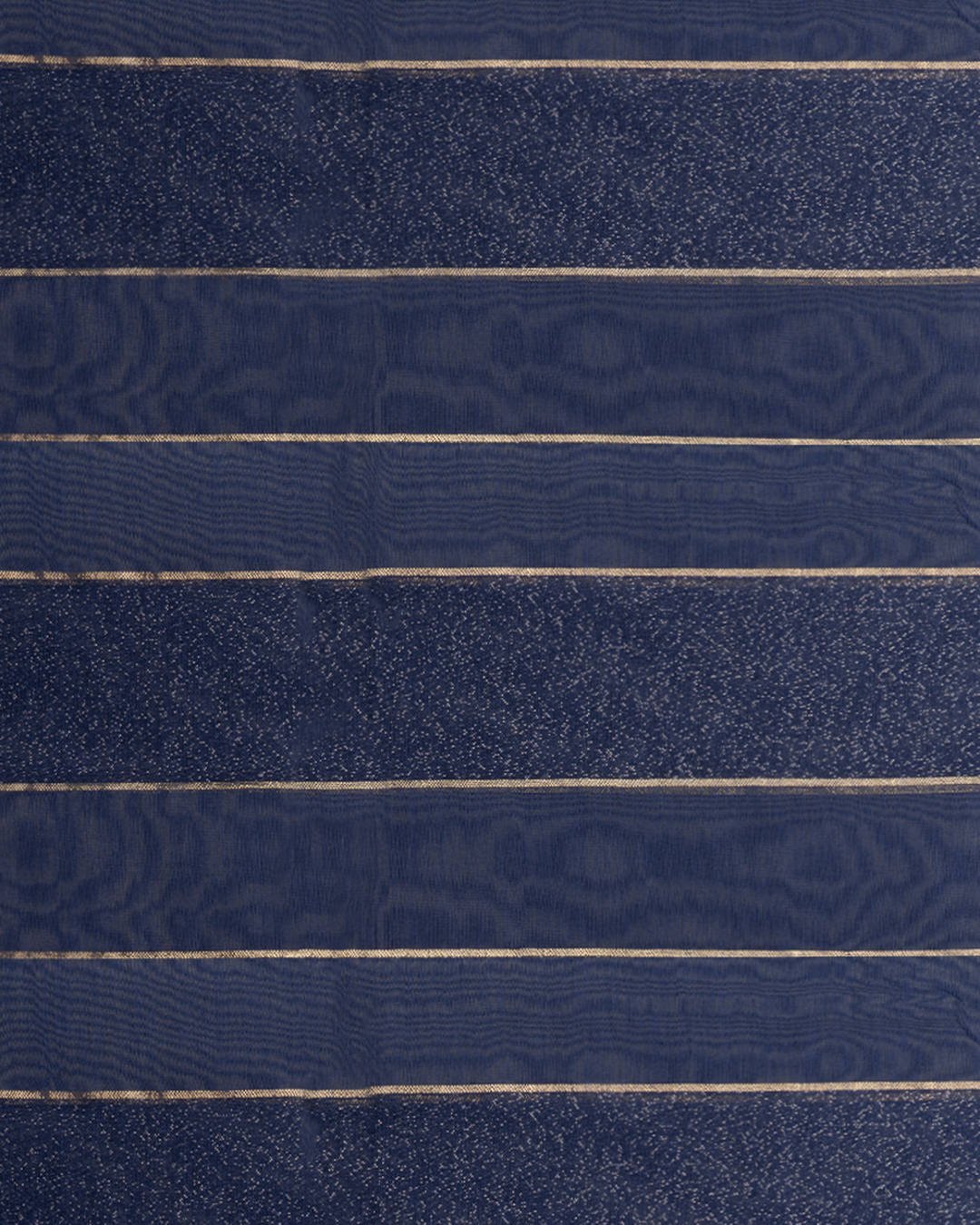 Sciarpa e/o stola in seta lurex blu con fili colore oro - Mya Accessories