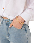 Bracciale a catena lucida in metallo - Mya Accessories