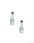 Orecchini pendenti con tre pietre in vetro tono crystal - Mya Accessories