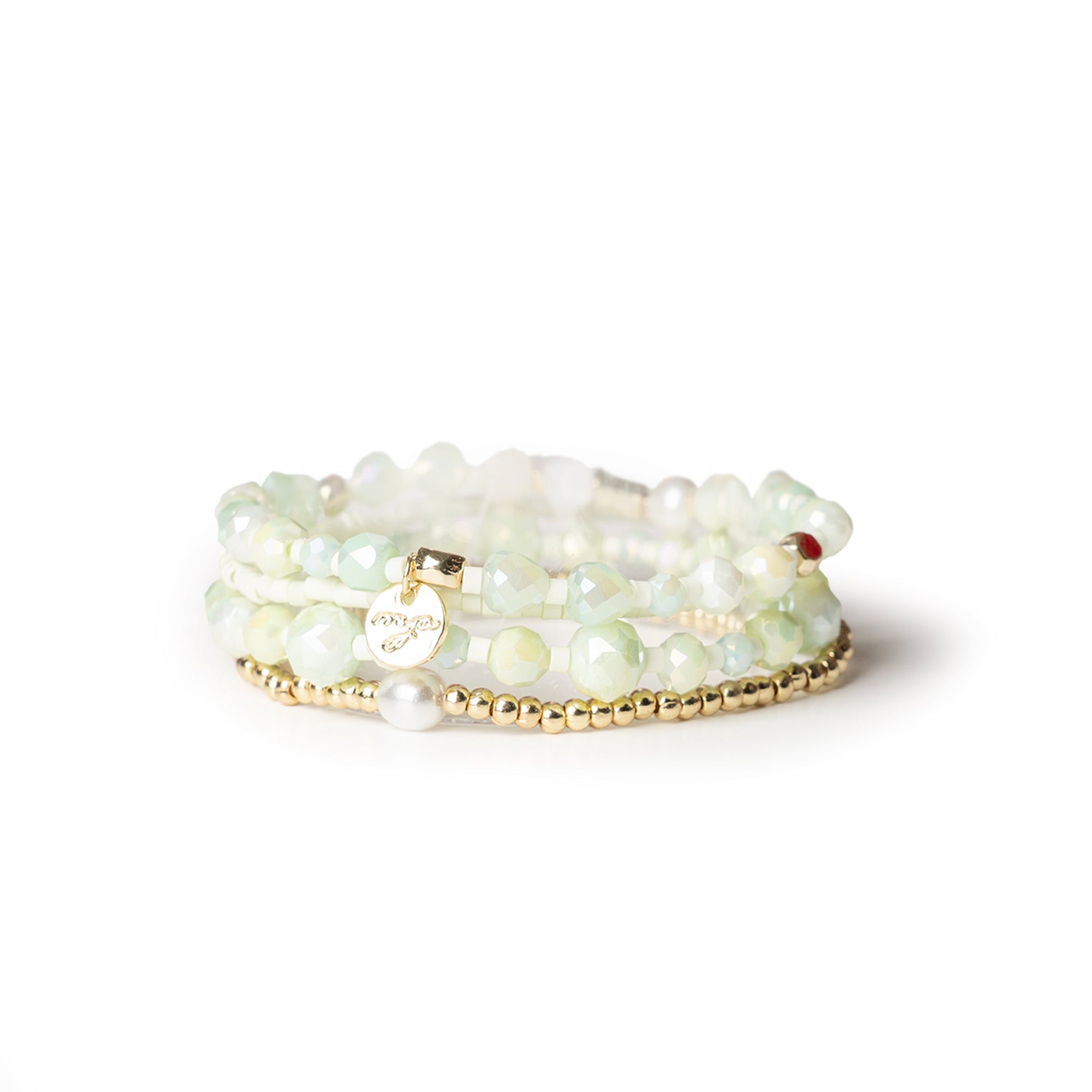FUTIMELY Braccialetti elastici impilabili con cristalli multicolori FUTIMELY Braccialetti elastici impilabili con cristalli multicolori