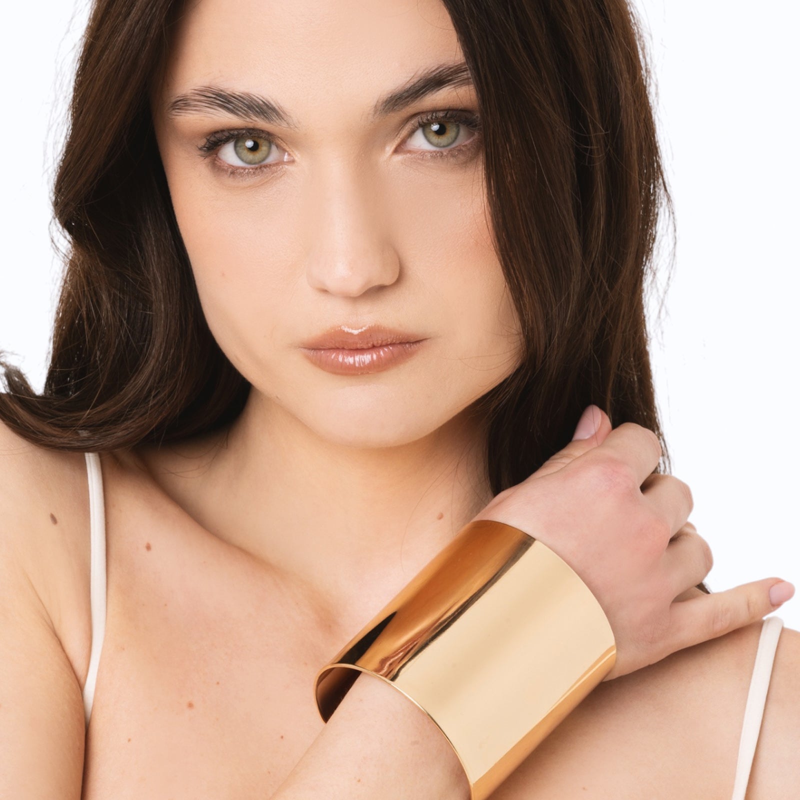 Bracciale rigido in metallo lucido - Mya Accessories