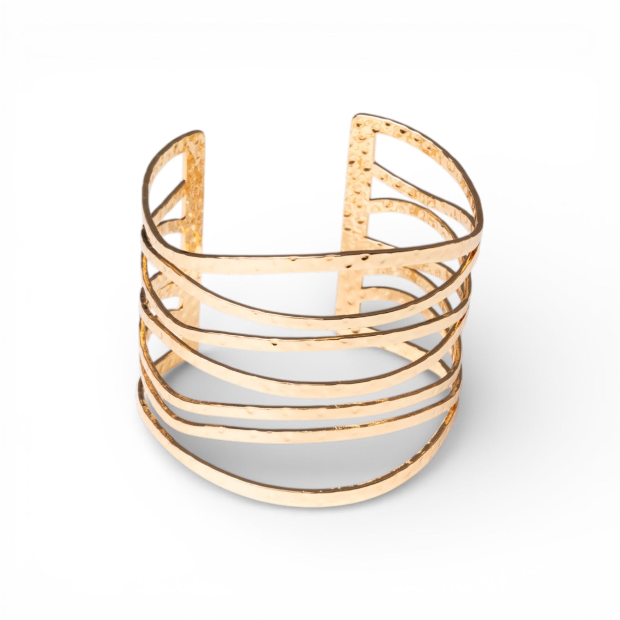 Bracciale rigido a fascia in metallo aperto - Mya Accessories