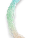 Collana girocollo multi filo di pietre in vetro multicolore - Mya Accessories
