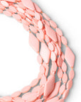Collana multi filo con pietre in acrilico rosa - Mya Accessories