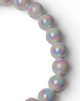Collana girocollo con sfere in acrilico lucide grigie - Mya Accessories