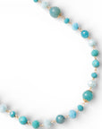 Collana lunga con pietre dure tono turchese - Mya Accessories
