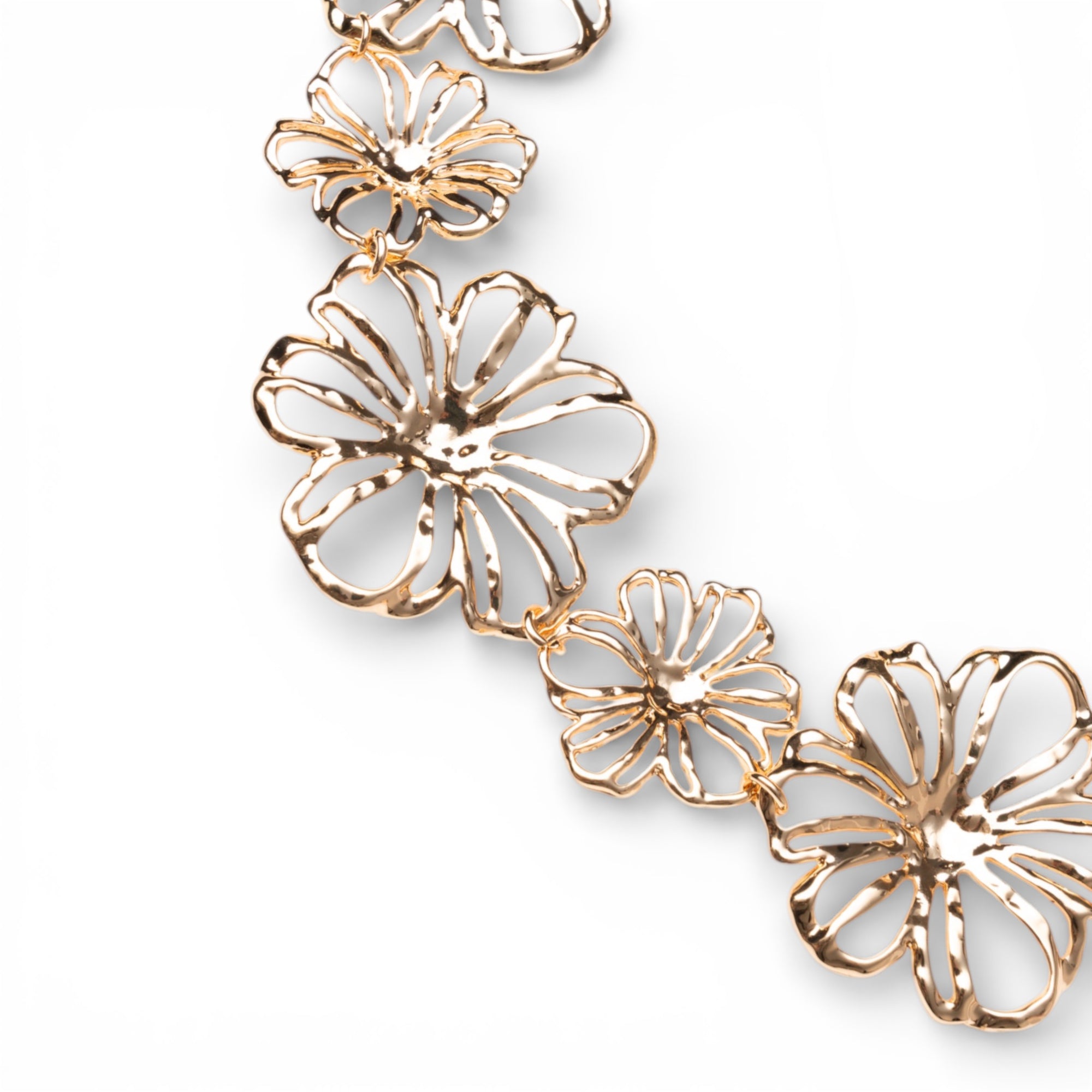 Collana girocollo in metallo con design a fiore - Mya Accessories