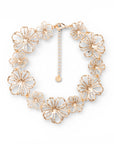 Collana girocollo in metallo con design a fiore - Mya Accessories