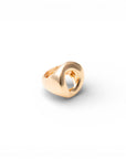 Anello elastico in metallo a base circolare forata - Mya Accessories