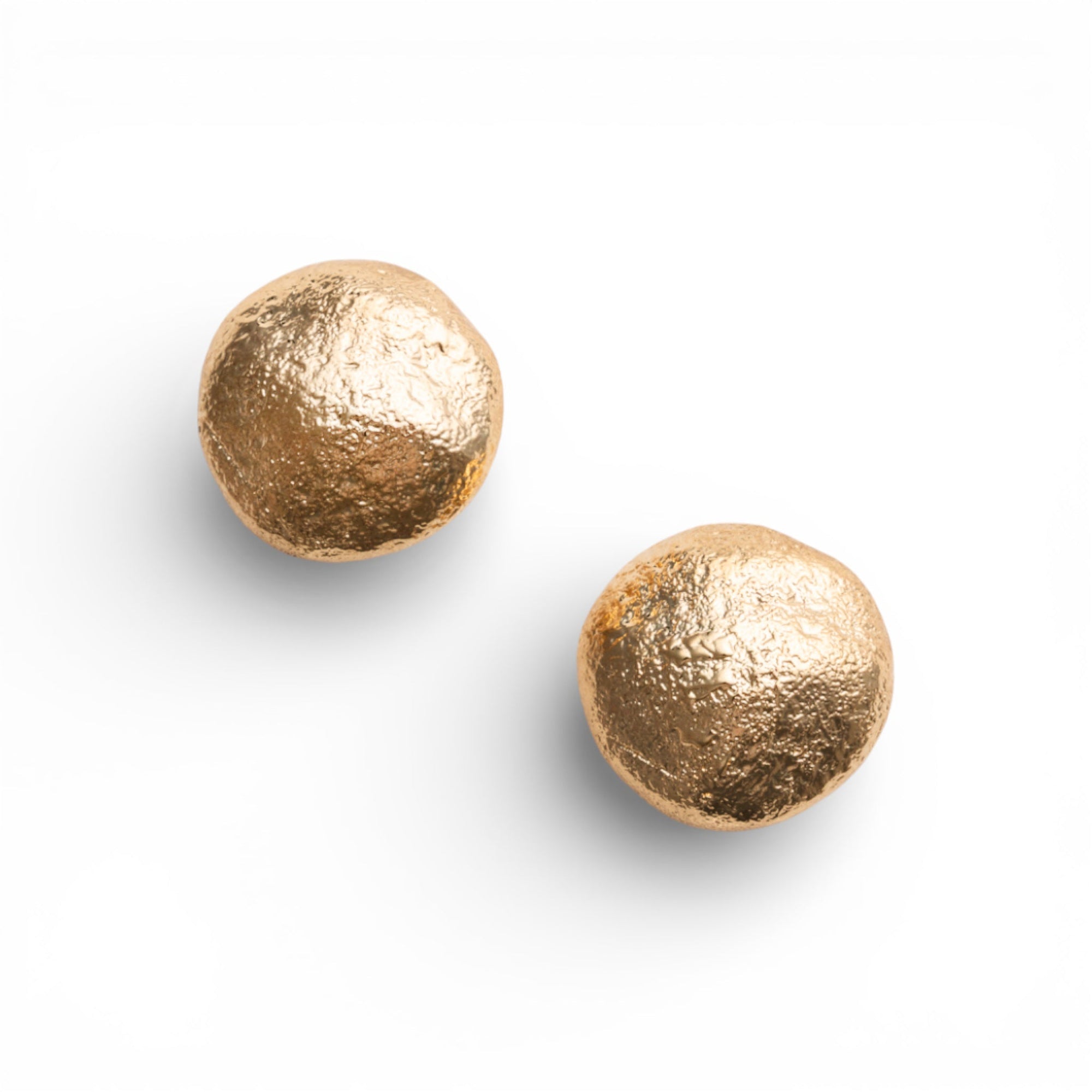 Orecchini circolari in acciaio graffiato - Mya Accessories