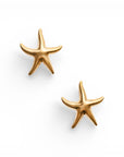 Orecchini con design a stella marina in acciaio - Mya Accessories