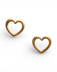 Orecchini con design a cuore in acciaio - Mya Accessories
