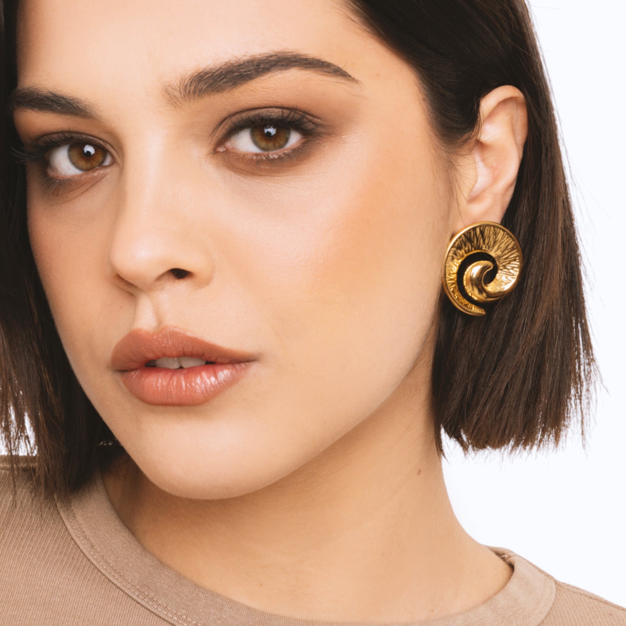 Orecchini a spirale in acciaio - Mya Accessories