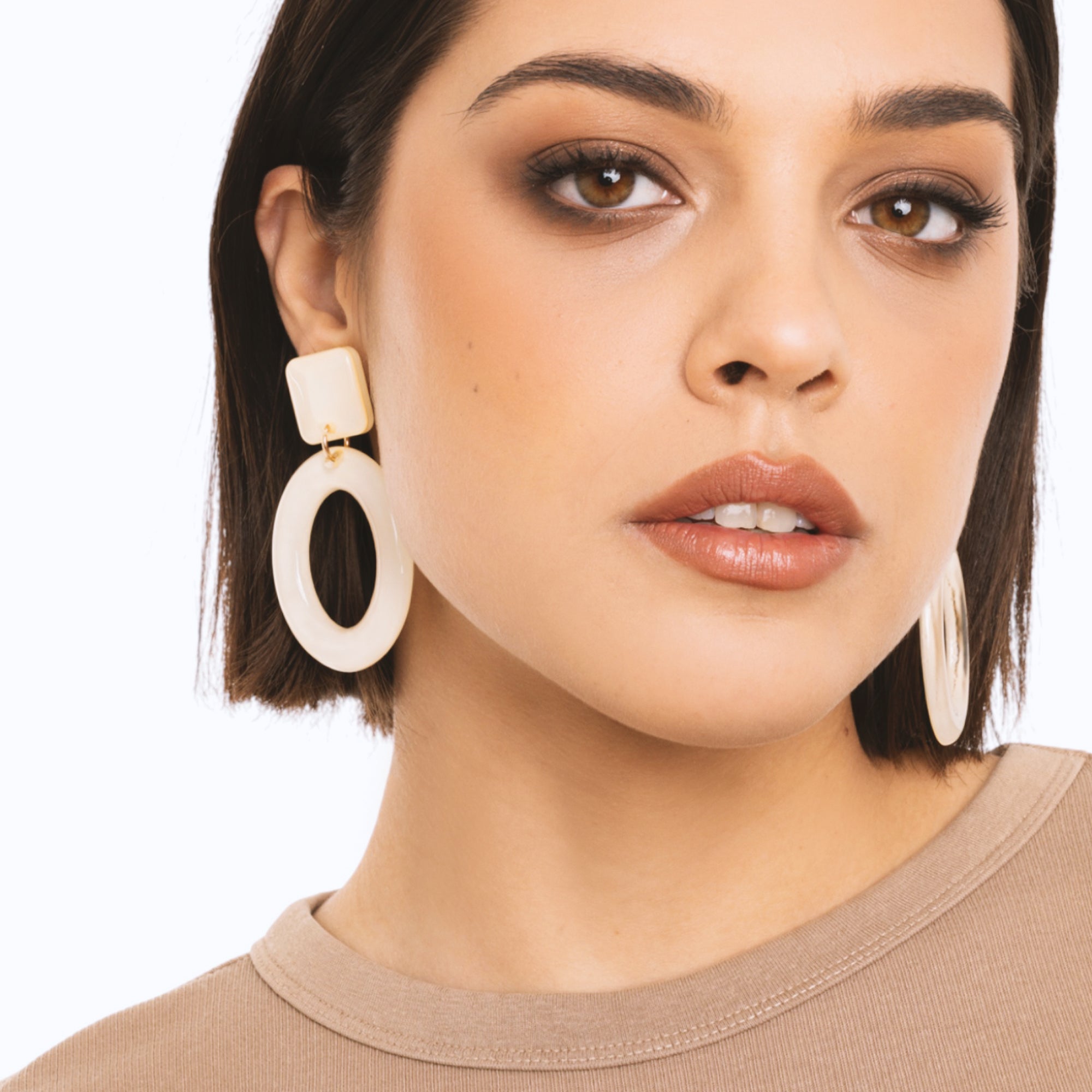 Orecchini pendenti con catene e monete - Tità Bijoux