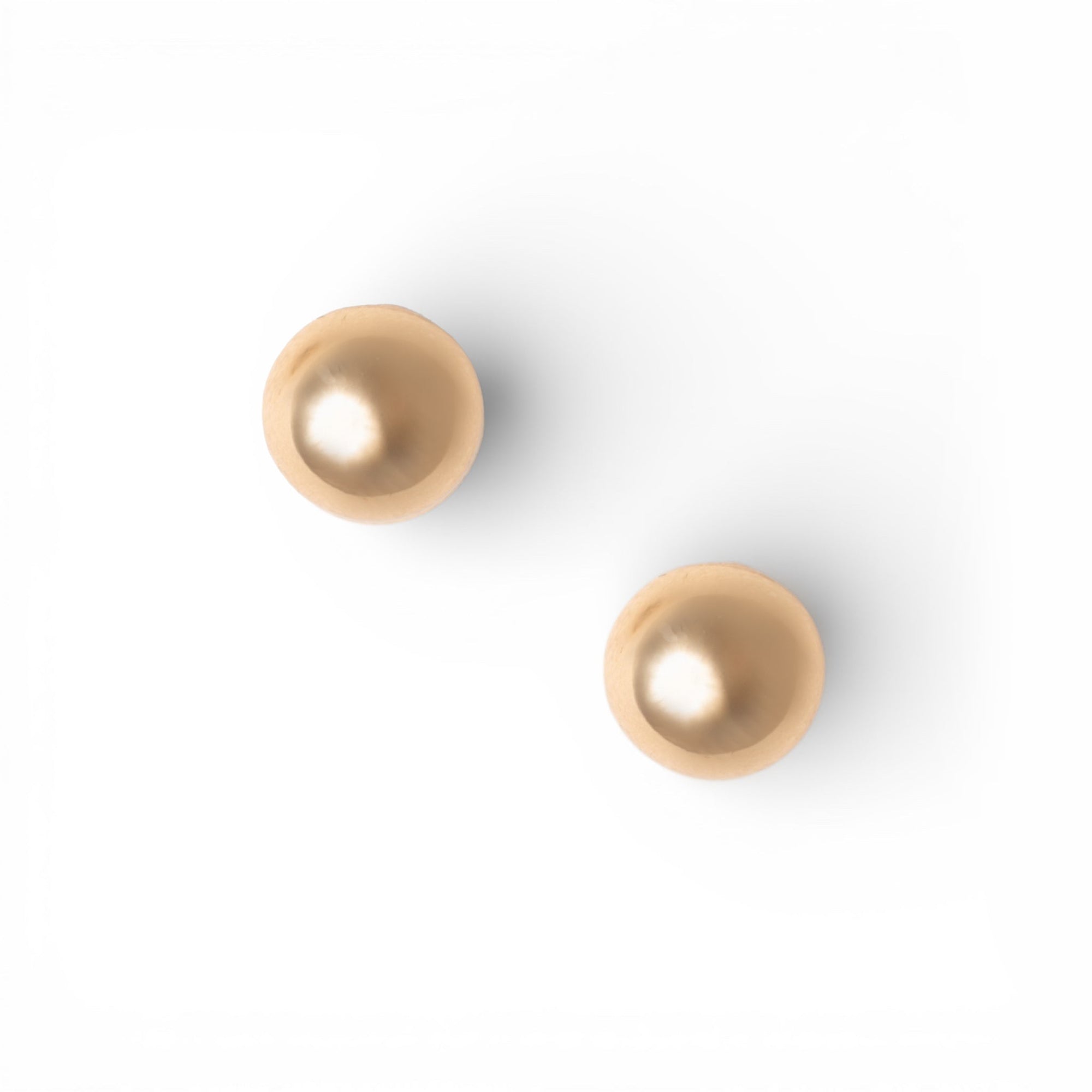 Orecchini a sfera in metallo lucido - Mya Accessories