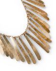 Collana lunga a catena con frange in metallo antichizzato - Mya Accessories