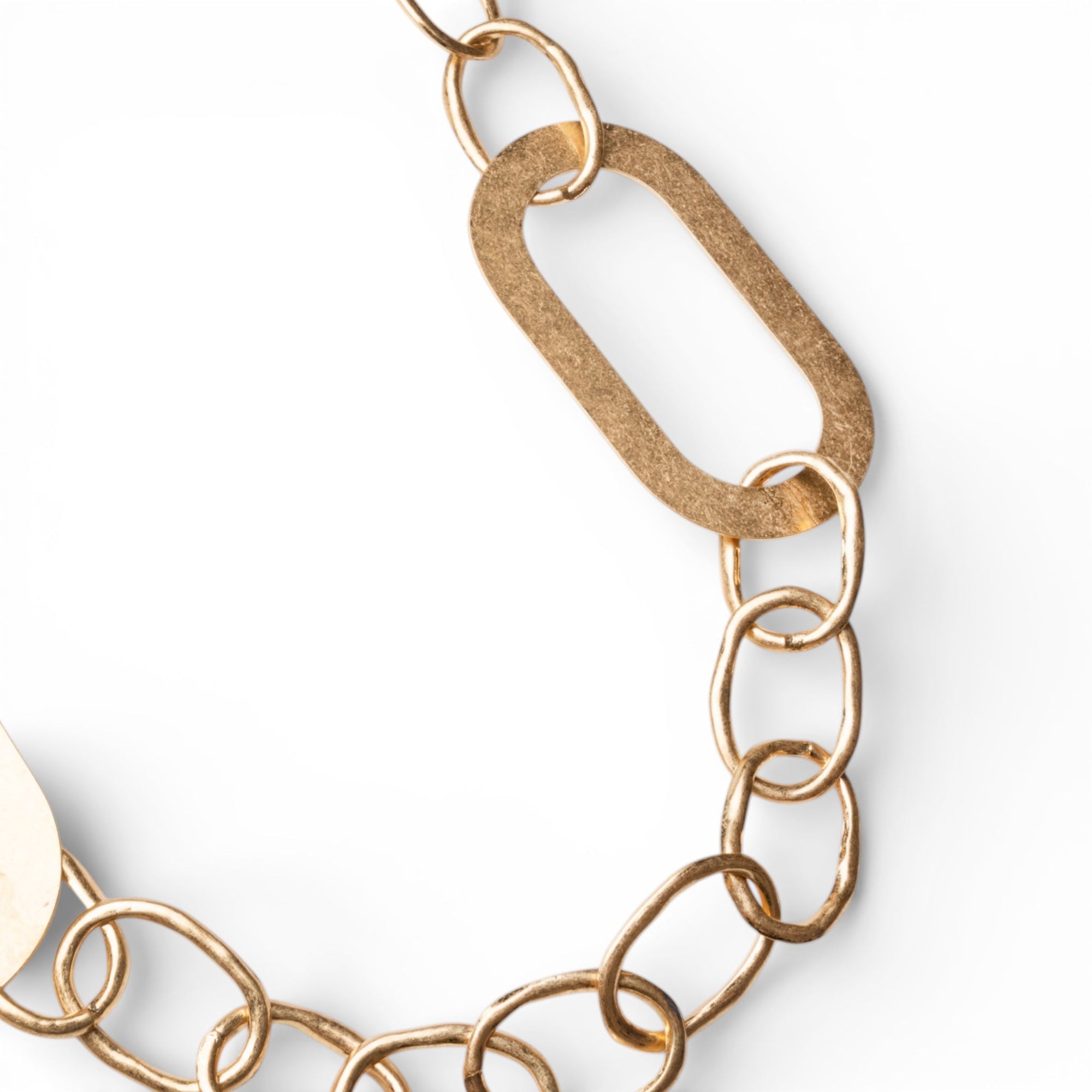 Collana lunga a catena grossa in metallo antichizzato - Mya Accessories