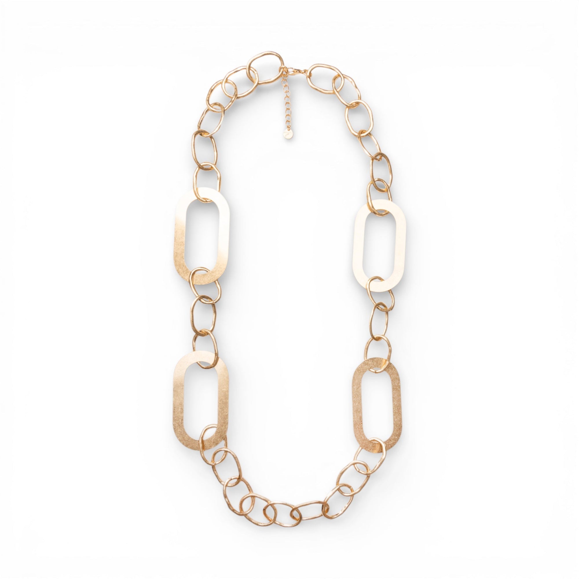 Collana lunga a catena grossa in metallo antichizzato - Mya Accessories